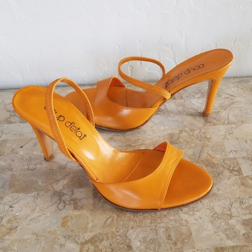 Tangerine Heels - Picture 2 of 7